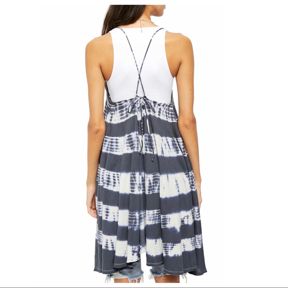 FREE PEOPLE BOHO FLOWY TUNIC TANK KNIT MINI A3C - Picture 9 of 16